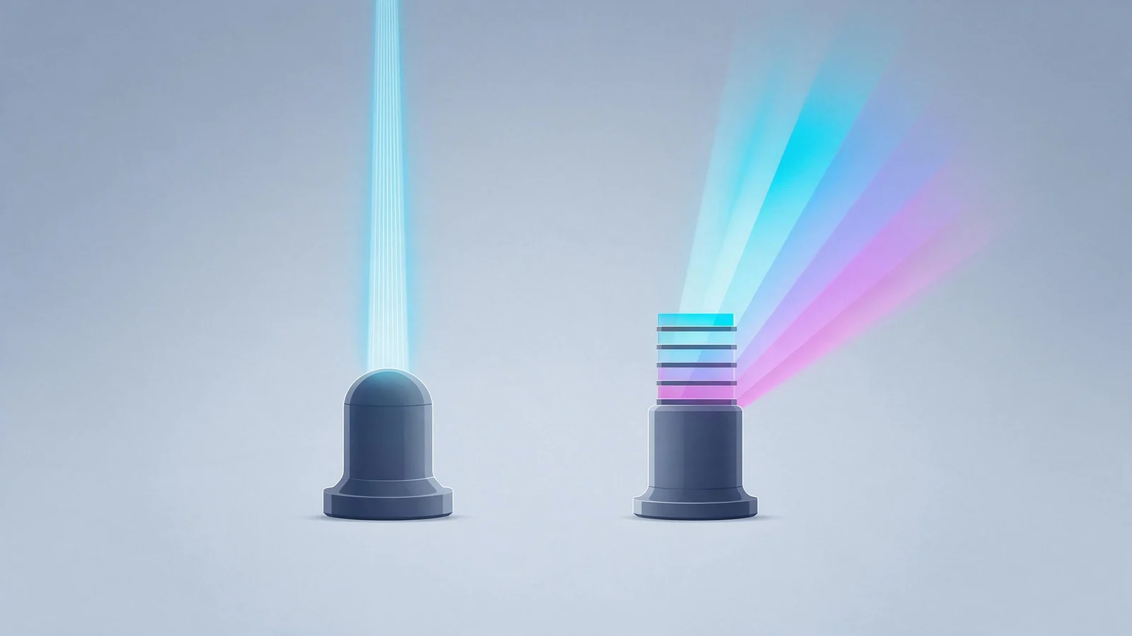 Technical design illustration for the guide "IPL Laser for Hair Removal: Why That Name Is Wrong, and Why It Matters"